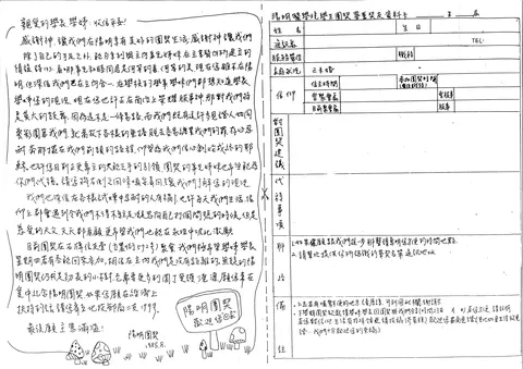 陽明醫學院學生團契畢業契友資料卡